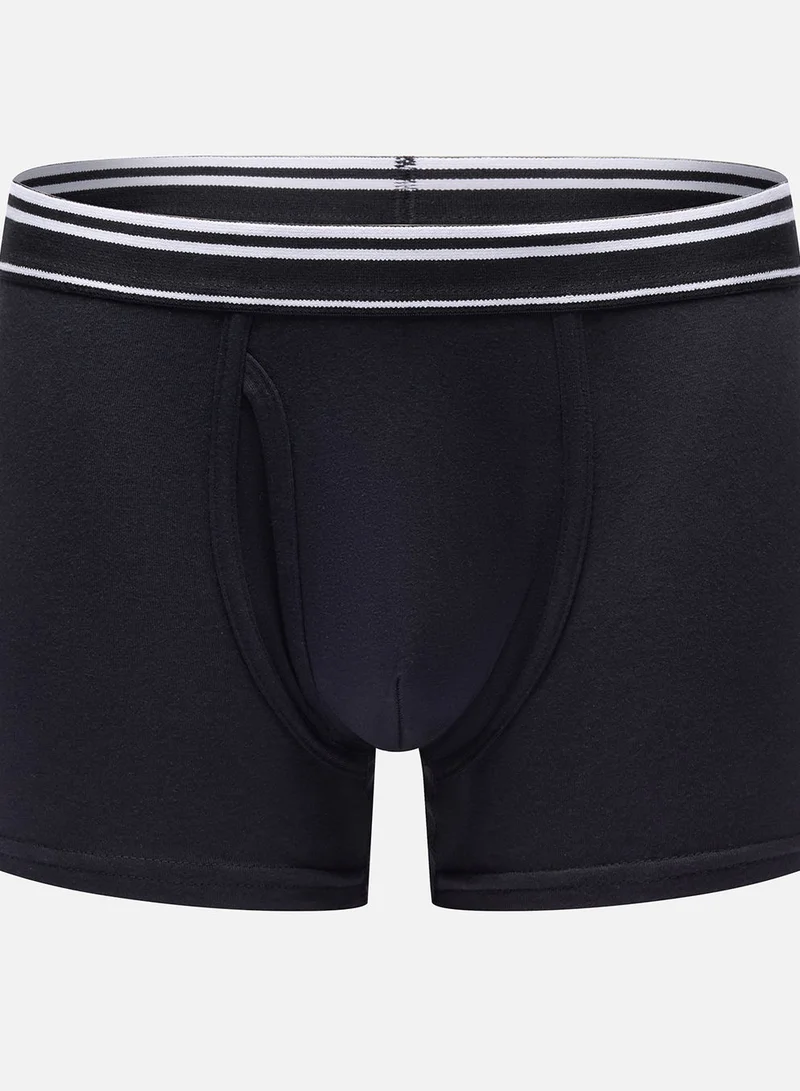 جيوردانو Men’s Cotton Stretch Jersey Trunks 3‑Pack Essentials